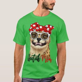 Camiseta Cheetah Shirt Cheetah Mãe Bandana