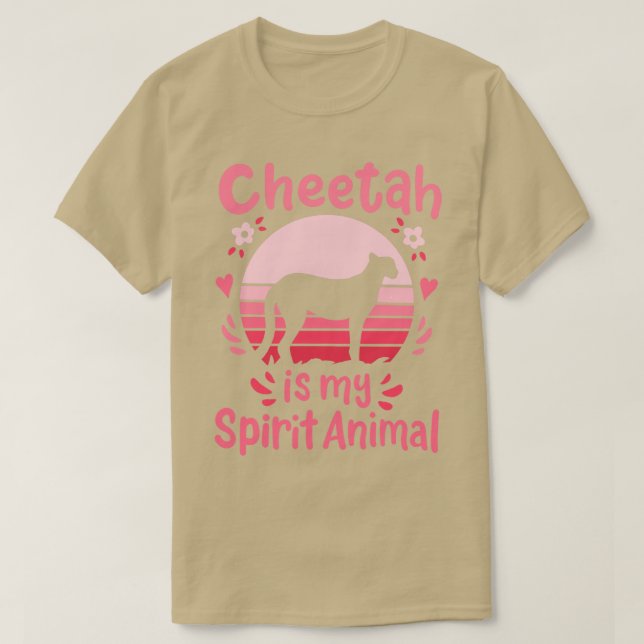 Camiseta Cheetah Spirit Animal (Frente do Design)