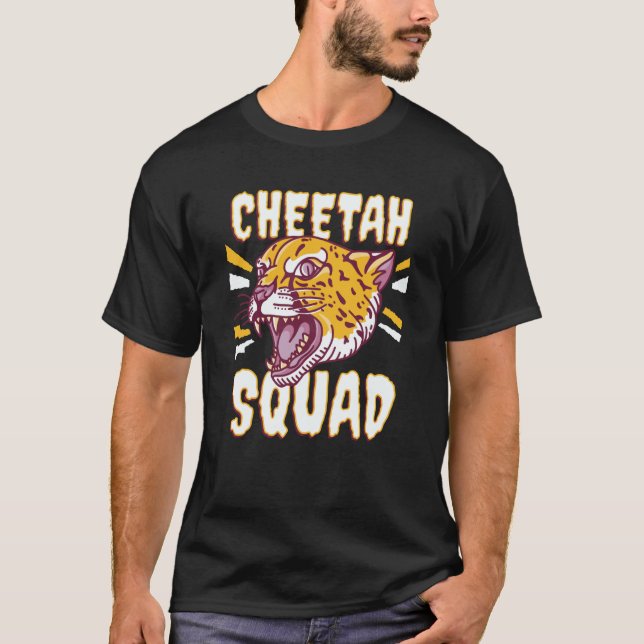 Camiseta Cheetah Squad Cat Cheetah (Frente)
