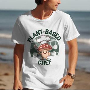 Camiseta Chef baseado em plantas