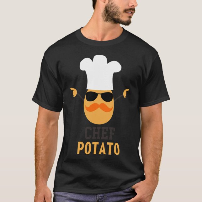 Camiseta chef birthday boy funny gourmet  (Frente)