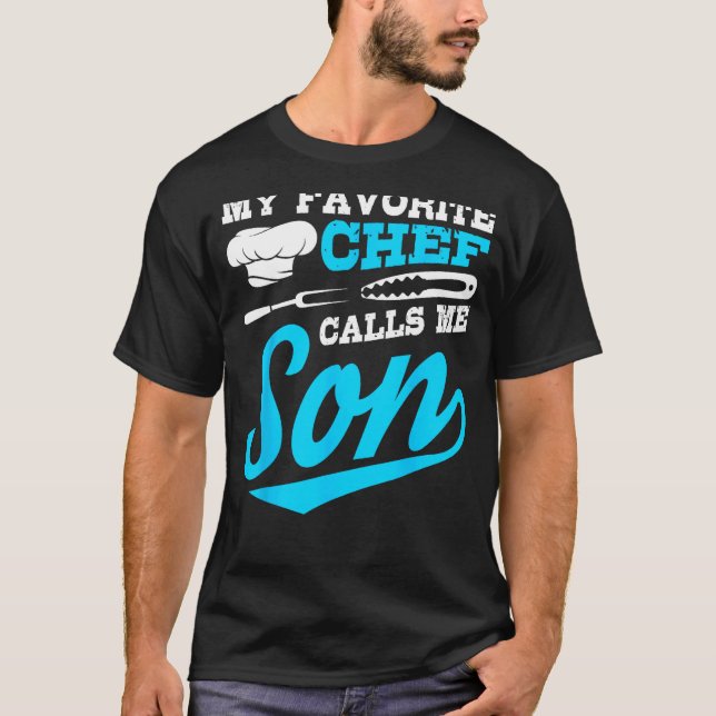 Camiseta Chef Calls Me Son Cooking  Expert Cook Culinary Gr (Frente)