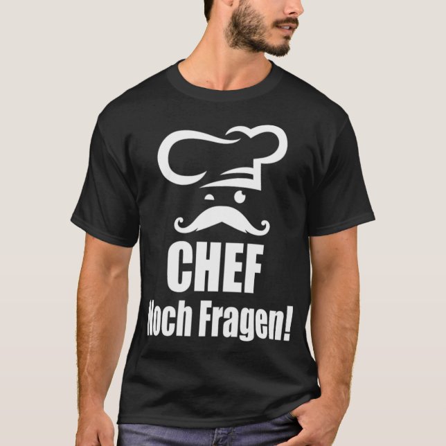 Camiseta Chef Chef Chef donut party astronaut pirate chef  (Frente)