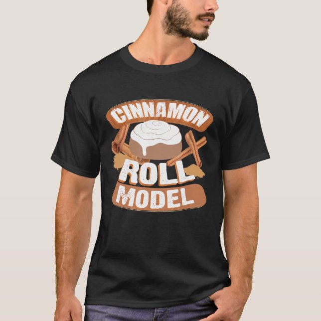 Camiseta Chef - Cinnamon Roll Modelo Spice Lover Baker (Frente)