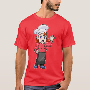 Camiseta Chef com avental de cozinha
