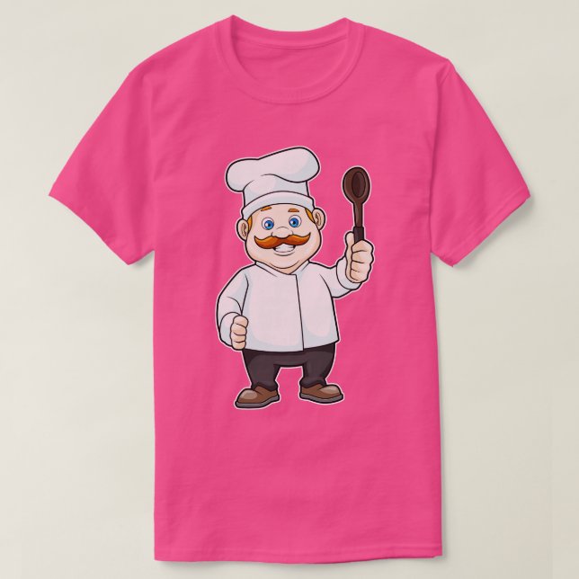 Camiseta Chef com colher de sopa (Frente do Design)