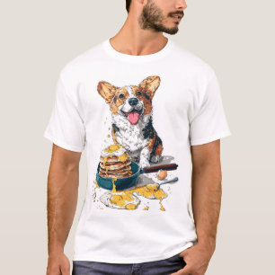 Camiseta Chef Corgi � Cão de Cozinha Engraçado
