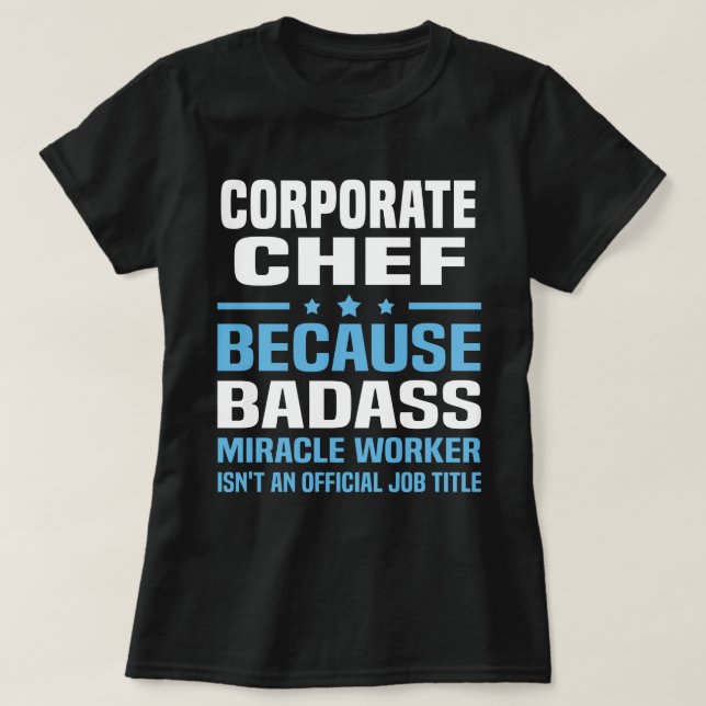 Camiseta Chef corporativo (Frente do Design)