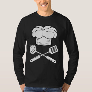 Camiseta Chef Cozinhar Utensil Cook Foodie Gourmet Cooki