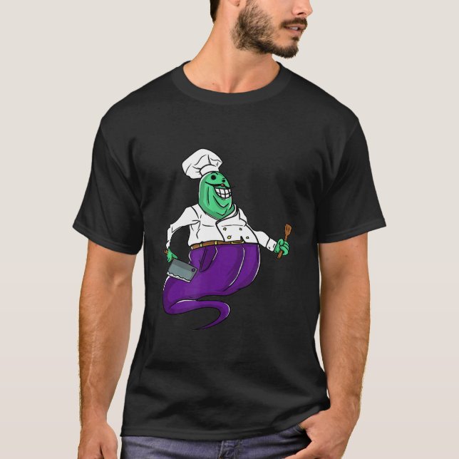 Camiseta Chef Culinário Fantasma Cook Baker Love (Frente)