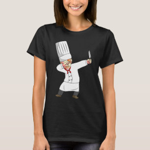 Camiseta Chef Dabbing Chefe Cook Culinário Sous Chef Cuisin