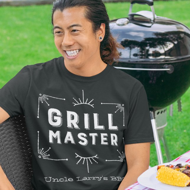 Camiseta Chef de CHURRASCO de Grillmaster Ocidental (Criador carregado)