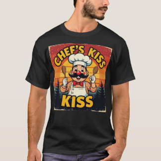 Camiseta Chef de cozinha beije engraçado