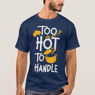 Camiseta Chef De Cozinha De Cozinha De cozinhar Muito Quent