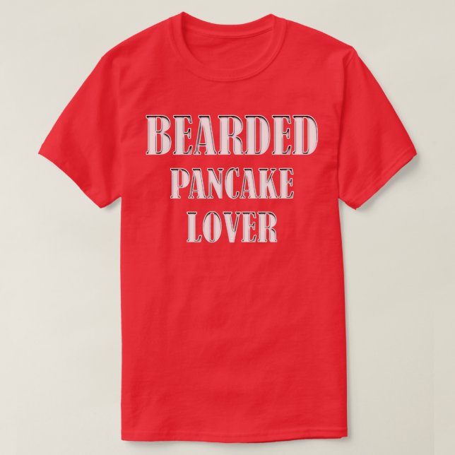 Camiseta Chef De Cozinha De Farinha De Pancake (Frente do Design)