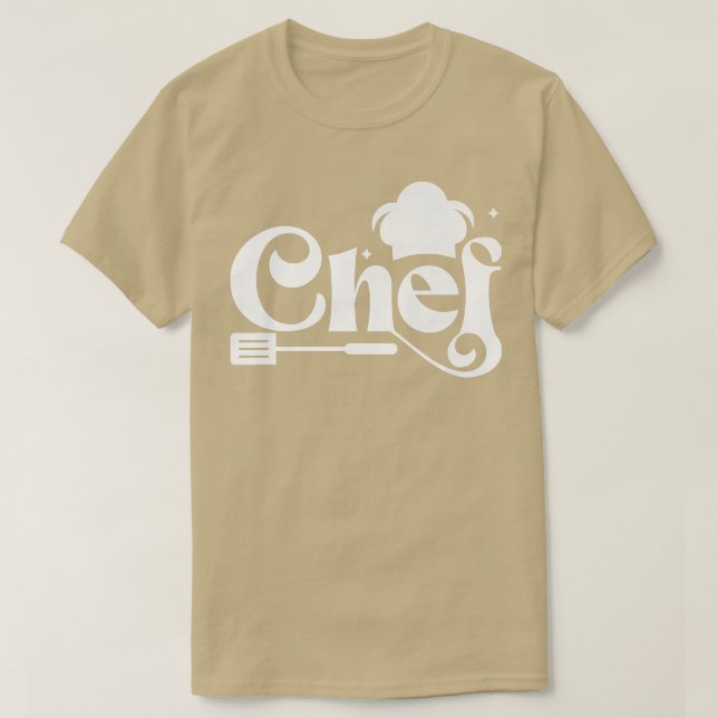 Camiseta Chef de cozinha do Cook cozinhar (Frente do Design)