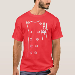 Camiseta Chef De Cuisine Chef Cozinhar Engraçado