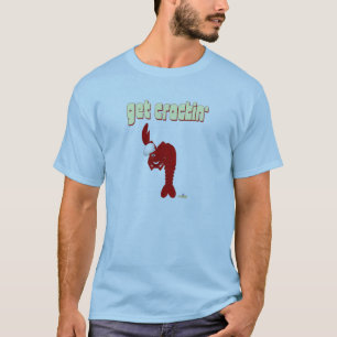Camiseta Chef de Lagosta Vermelho Que Prende