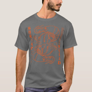 Camiseta Chef de Marisco Irônico do Esquadrão de Camarão