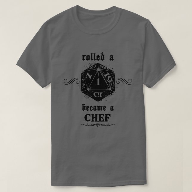 Camiseta Chef de Roll sem Sorte (Frente do Design)