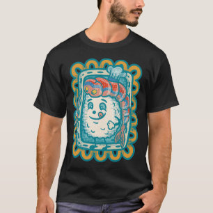 Camiseta Chef de Sushi de Camarão Retro