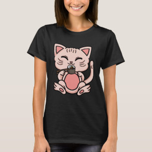 Camiseta Chef de Sushi de Gato Sphynx Cozinha Japonesa R