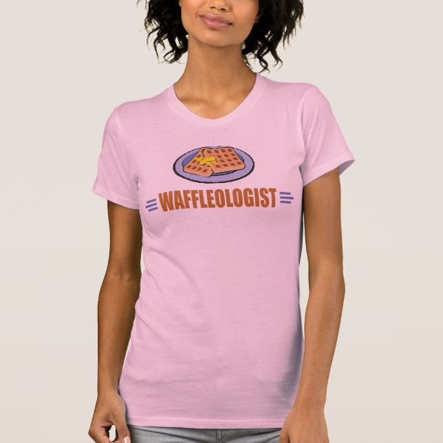 Camiseta Chef de Waffle Humoroso (Frente)
