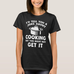 Camiseta Chef dizendo Roupa - Design dos chefs engraçados
