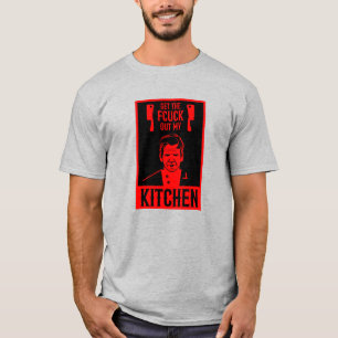 Camiseta Chef Engraçado e Zangado
