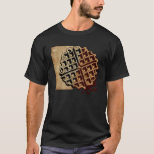 Camiseta Chef Gourmet de Comida de Waffle Artística Hobby