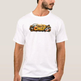 Camiseta Chef Graffiti Cooking Street Design