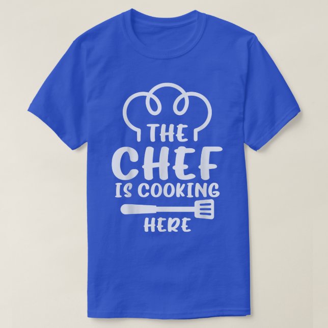Camiseta Chef Hat Culinário Cook Comida Cozinhar Chef Engra (Frente do Design)