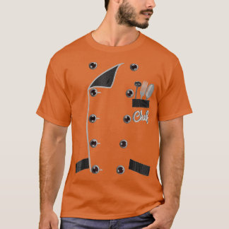 Camiseta Chef Jaqueta Uniforme Faux Funny Co para Cong