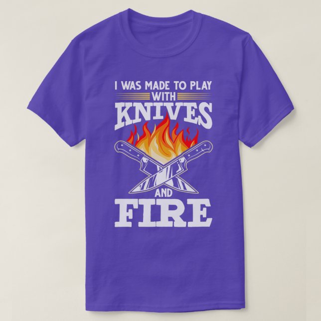 Camiseta Chef Knife Cooking Saying Food Lover  (Frente do Design)