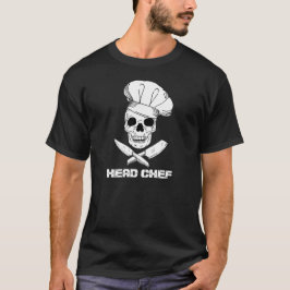 Camiseta Chef Legal Skeleton em um Design Chef Hat