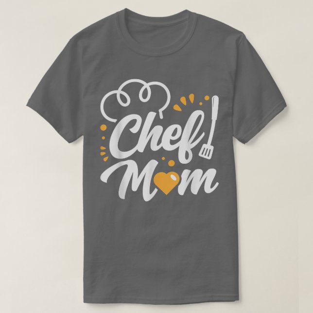 Camiseta Chef Mãe Mamãe Cook Mãe Cozinhar Mãe Mãe Mãe Mãe D (Frente do Design)