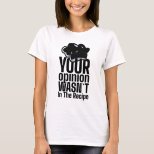 Camiseta Chef - Não Na Receita