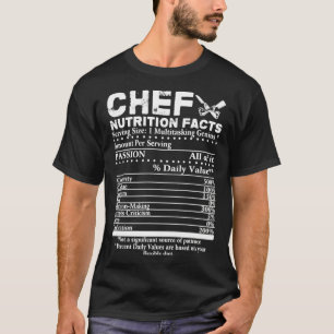 Camiseta Chef Nutrição Fala Legal Presente De Chef De Chef