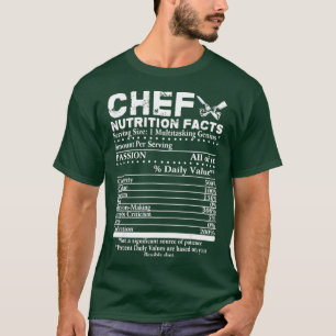Camiseta Chef Nutrição Fata Legal Presente de Chef