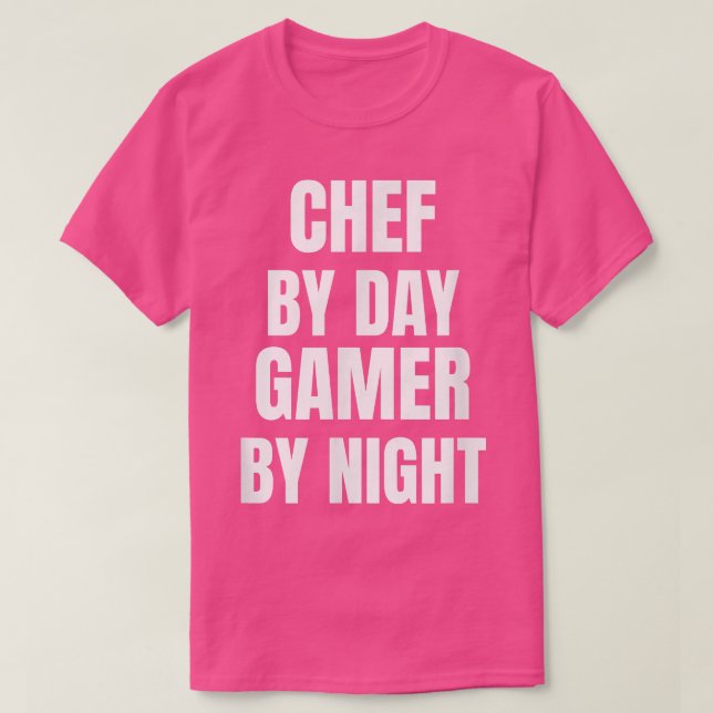 Camiseta Chef Por Jogador Da Noite (Frente do Design)