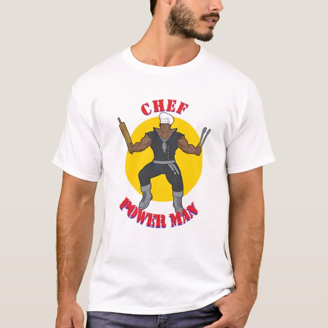 Camiseta Chef Powerman T shirt (Frente)