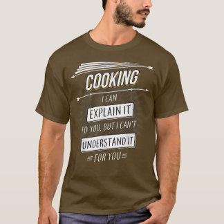 Camiseta Chef presente design engraçado com citação de Cozi