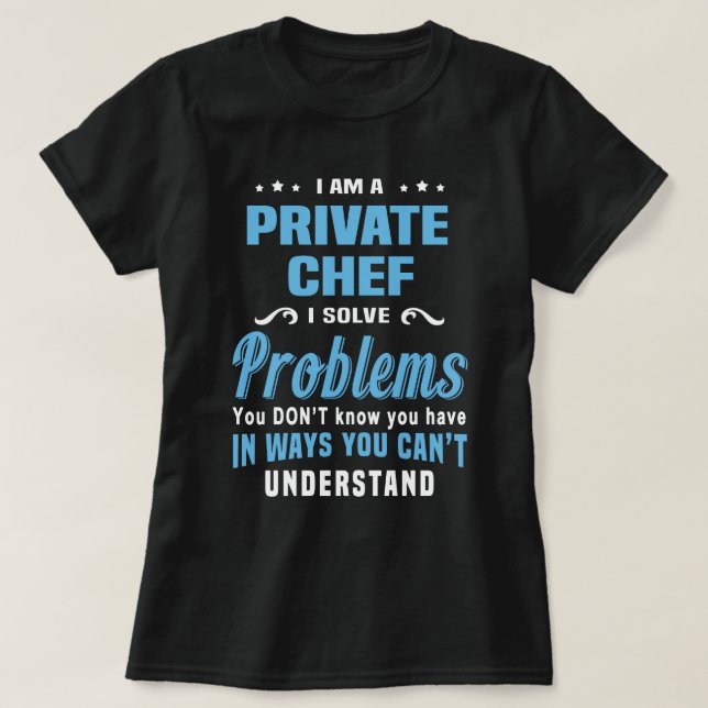 Camiseta Chef Privado (Frente do Design)