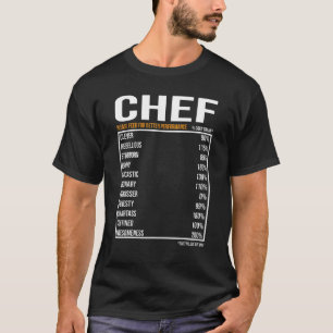 Camiseta Chef Trabalho de Chef Valor Diário