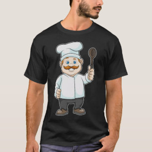 Camiseta Chef with Chefs hat & Soup bird funny chef grillma