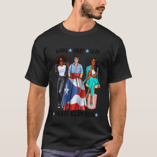 Camiseta Chefe Afro Porto-Riquenha CEO Mulher de Negócios P