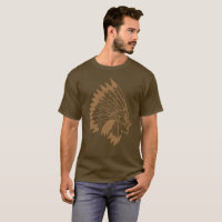 Chefe Americano Vintage Boho Indian Apache