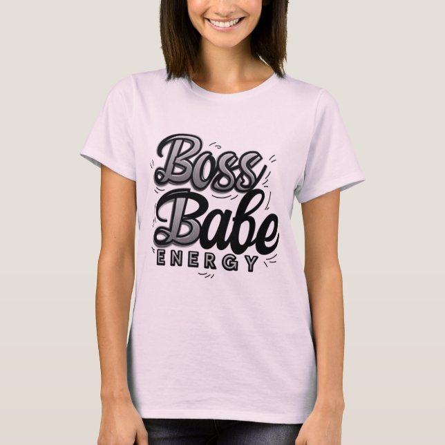 Camiseta Chefe Babe Energy Retro Tee (Frente)