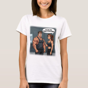 Camiseta Chefe Babe Engraçado Malhação Humor T-Shirt, Alfa