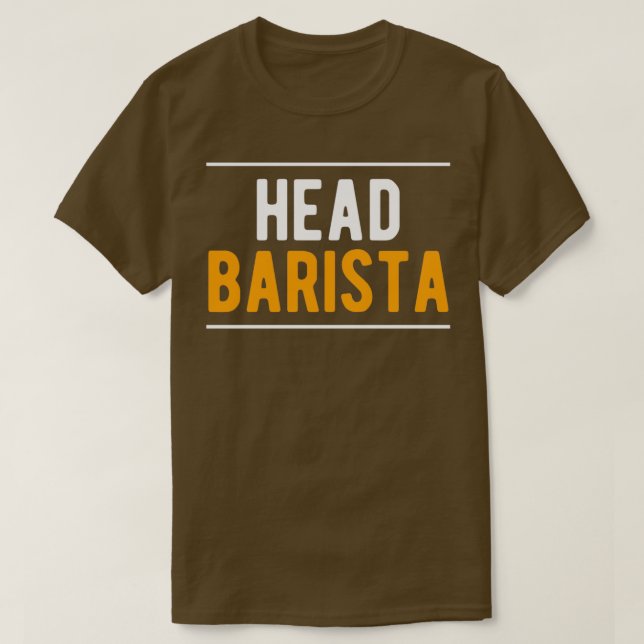 Camiseta Chefe Barista Café (Frente do Design)